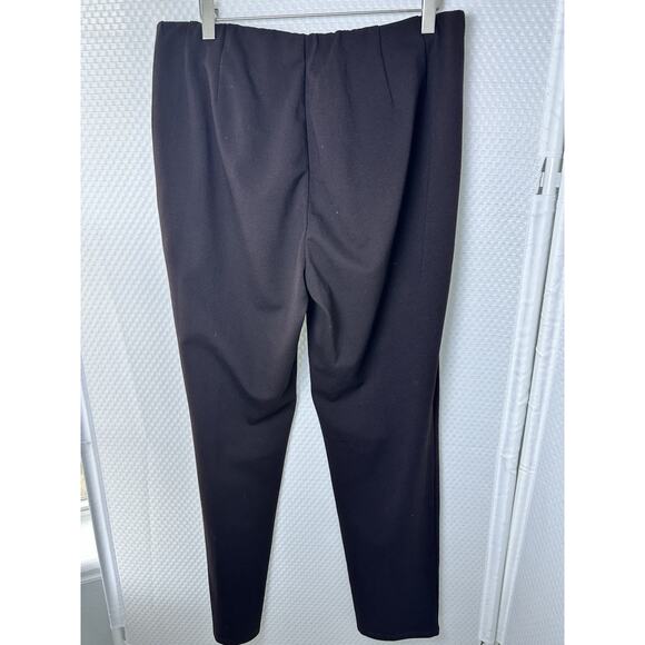 Eileen Fisher Chocolate Brown Straight Leg Pull on Pants Plus Size 1x 36x30 - Picture 5 of 7